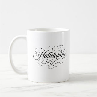 Hallelujah Monogram Coffee Mug