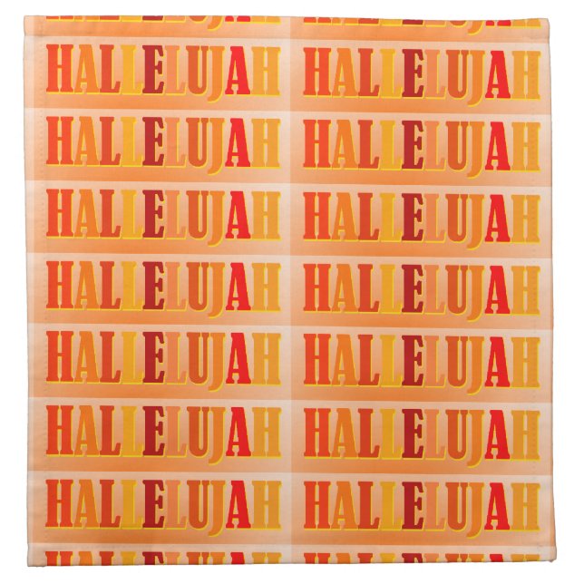 Hallelujah Napkins (Front)