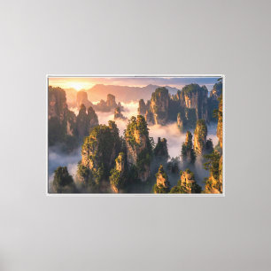 Hallelujah Pillars - Floating Heaven Fine Art Canvas Print