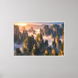 Hallelujah Pillars - Floating Heaven Fine Art  Canvas Print