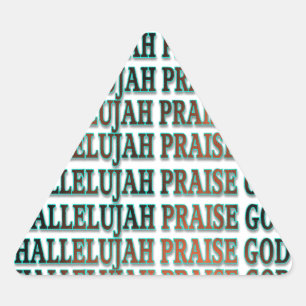 Hallelujah Praise God Stickers
