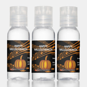 HALLELUJAHEEN Pumpkin Christian Halloween Hand Sanitizer