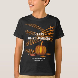 HALLELUJAHEEN | Pumpkin | Christian Halloween T-Shirt