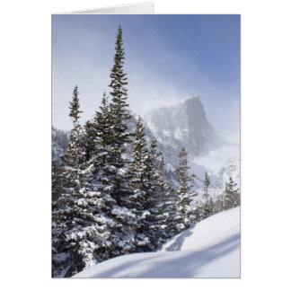 Hallett Peak in March Cards