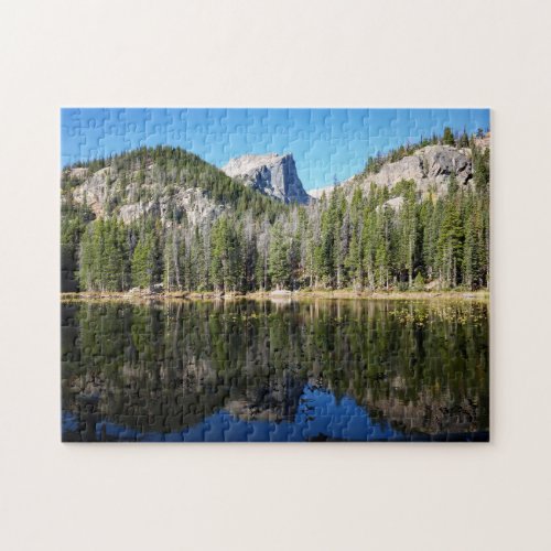 Hallett Peak  Lake Rocky Mountain National Park Jigsaw Puzzle