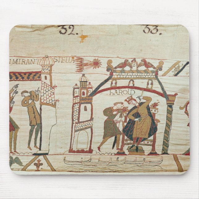 Halley's Comet and Harold Receiving Bad News Mouse Pad (Front)