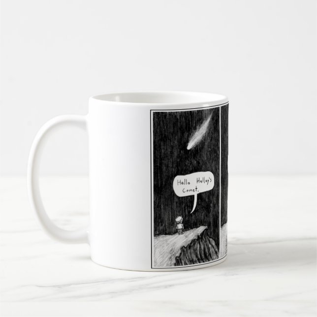 Halley's Comic Coffee Mug (Left)