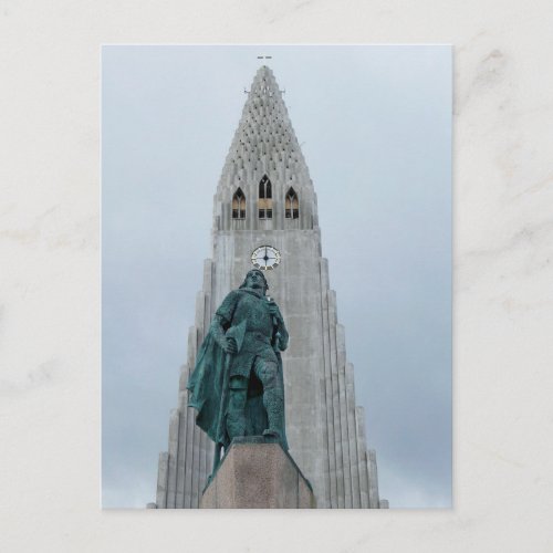 Hallgrimskirkja Church Reykjavik Iceland Postcard