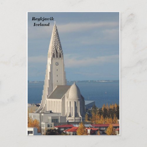 Hallgrmskirkja Reykjavik Iceland Postcard