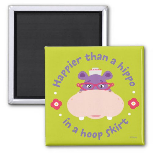 Hallie _Happier Than a Hippo in a Hoop Skirt Magnet