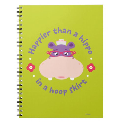 Hallie _Happier Than a Hippo in a Hoop Skirt Notebook