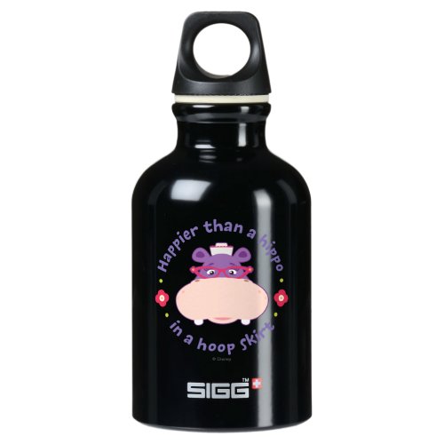Hallie _ Happier Than a Hippo in a Hoop Skirt Water Bottle