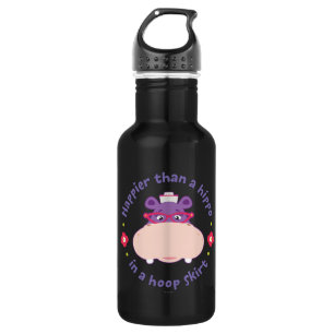 Hallie - Happier Than a Hippo in a Hoop Skirt Water Bottle