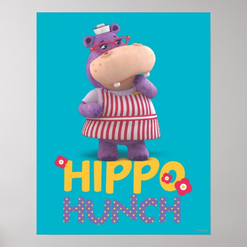 Hallie _ Hippo Hunch Poster