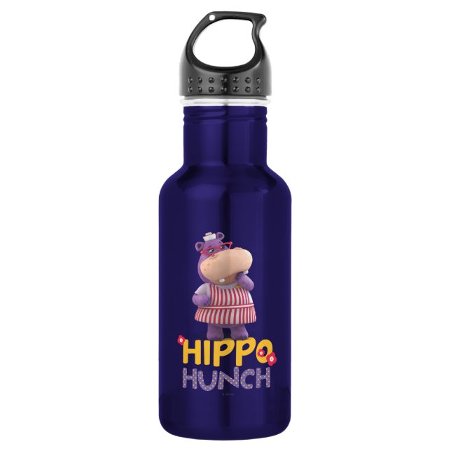 Hallie - Hippo Hunch Water Bottle (Front)