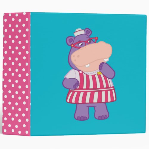 Hallie the Happy Hippo Binder