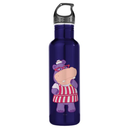 Hallie the Happy Hippo Stainless Steel Water Bottle
