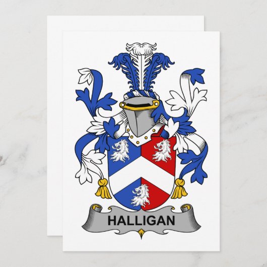Halligan Family Crest (Front/Back)