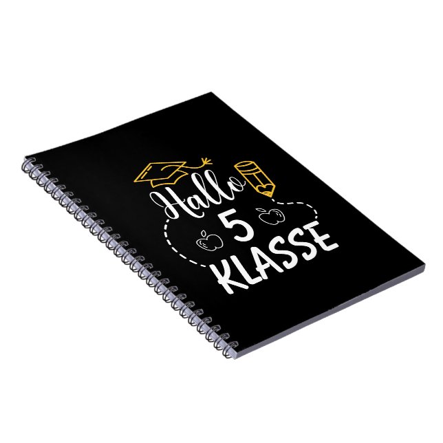 Hallo 5. Klasse - Back-to-School Notebook (Right Side)