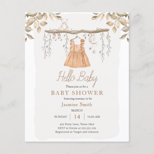 Hallo Baby Boho Clothes Girl Bohemian Baby Shower
