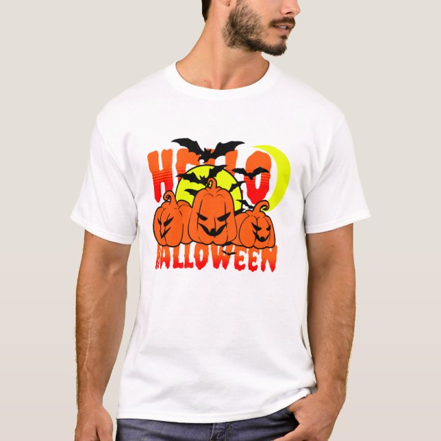 Hallo Halloween T-Shirt (Front)