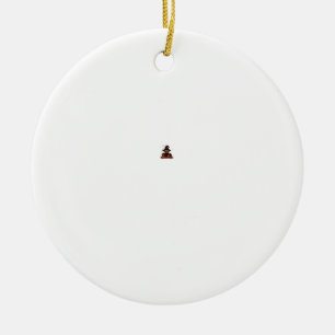 Hallobubu Halloween Cute & Spooky Witch Cat T-Shir Ceramic Ornament