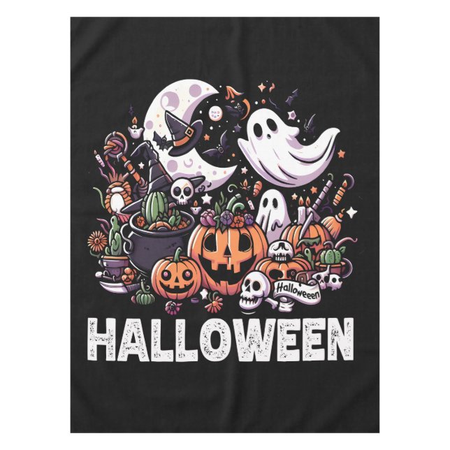 Halloeen themed design tablecloth (Front)