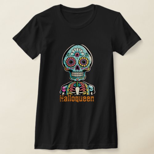 Halloqueen t_shirt 