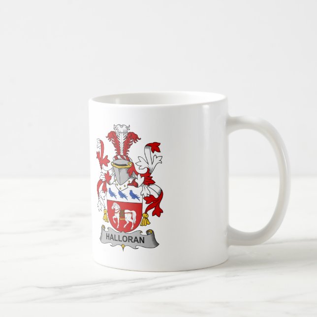 Halloran Family Crest Coffee Mug (Right)