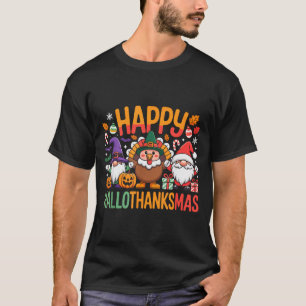 Hallothanksmas Dental Istant Funny Tooth Christmas T-Shirt