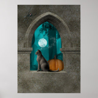 Hallow window poster