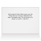 Hallowed Be Thy Name Cards (Inside Horizontal (Top))