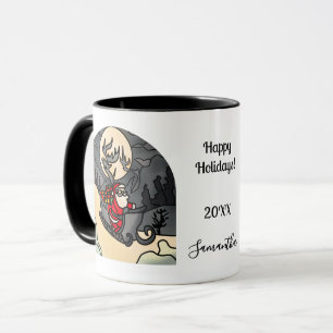 Hallowed Rustic Holiday Claus Mug