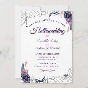 Hallowedding invitation
