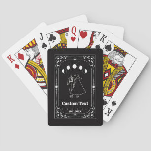 Hallowedding Tarot Celestial Moon Astrology Zodiac Poker Cards