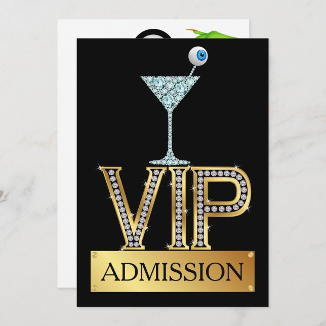 HALLOWEEEN VIP Admission Invitation (Front/Back)