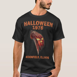 Halloween 1978 holiday spooky gift myers pumpkin h T-Shirt