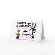 Halloween 1 Breast Cancer Warrior Card