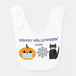 Halloween 2020 baby bib