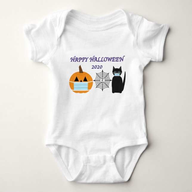 Halloween 2020 baby bodysuit (Front)