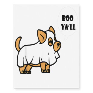 Halloween 2020 Costume - Corgi Dog Meme Funny Pupp Temporary Tattoos