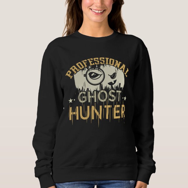 Halloween 2020 Ghost Trick or Treat Outfit Hallowe Sweatshirt (Front)