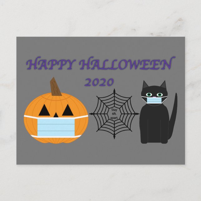 Halloween 2020 postcard (Front)