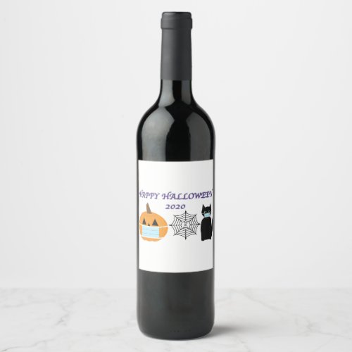 Halloween 2020 wine label