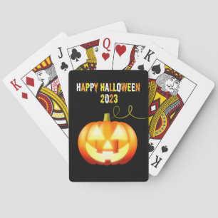 Halloween 2023 Pumpkin Poker Cards