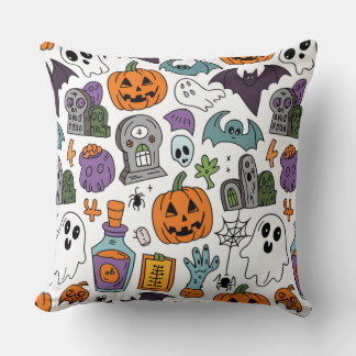 Halloween 2024 throw pillow