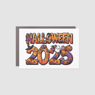 Halloween 2025 – Colorful Cartoon Cutout Sticker Car Magnet