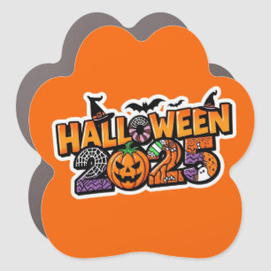 Halloween 2025 Magic – Festive Pumpkin Car Magnet