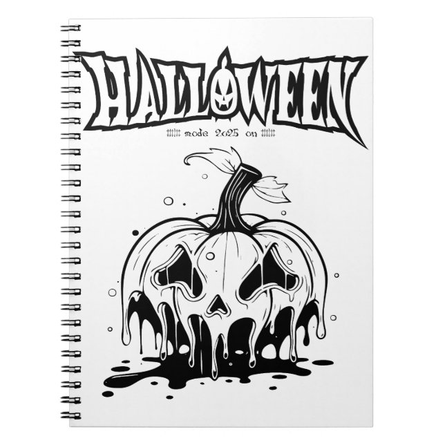 Halloween 2025 Spooky Season Notebook (Front)