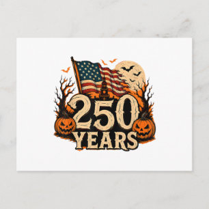 Halloween 250th Anniversary USA 1776-2026 Postcard
